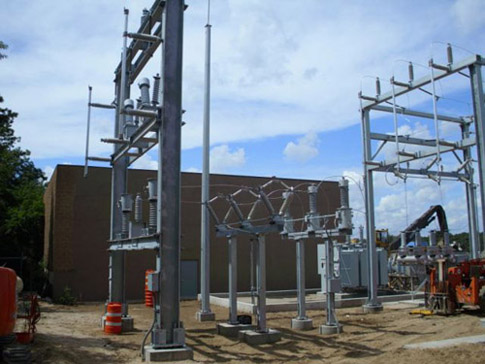 Construction of Substation